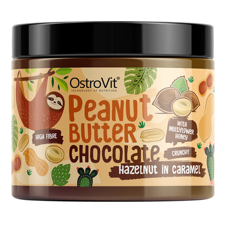 Chocolate Peanut Butter + Hazelnuts in Caramel crunchy 500G